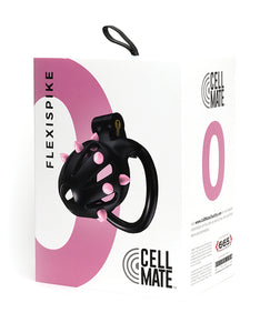 Cellmate Guardian Chastity Cage - Size 0 (Black/Pink)