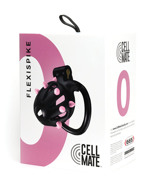 Cellmate Guardian Chastity Cage - Size 0 (Black/Pink)