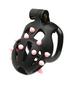Cellmate Guardian Chastity Cage - Size 1 (Black/Pink)
