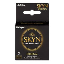 Load image into Gallery viewer, Lifestyles SKYN Original Condoms- 3 Pack
