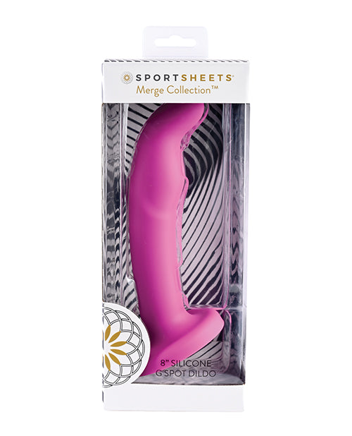 The Tana Silicone G Spot Dildo - 8 inch (Pink)