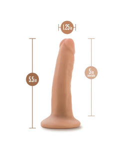 Dr. Skin Plus Posable Dildo - 5 inch (Vanilla)