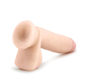 Au Naturel Dildo with Balls - 7 inch (Vanilla)