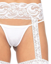 Load image into Gallery viewer, Thea Garter Belt Thigh High - O/S (White)
