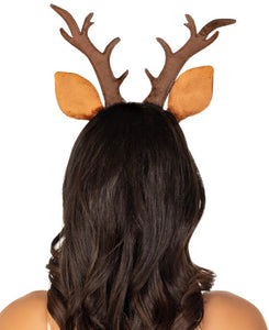 Fawn Ear Antler Animal Costume Headband