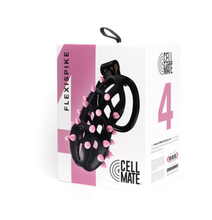 Load image into Gallery viewer, Cellmate Guardian Chastity Cage - Size 4 (Black/Pink)
