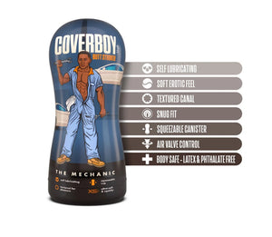 Coverboy The Mechanic Self Lubricating Anal Pocket Stroker Pleasures & Treasures Coverboy The Mechanic Self Lubricating Anal Pocket Stroker Pleasures & Treasures