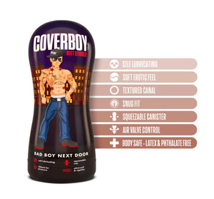 Coverboy Bad Boy Next Door Self Lubricating Anal Pocket Stroker