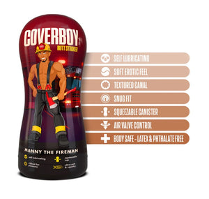 Coverboy Manny The Fireman Self Lubricating Anal Pocket Stroker