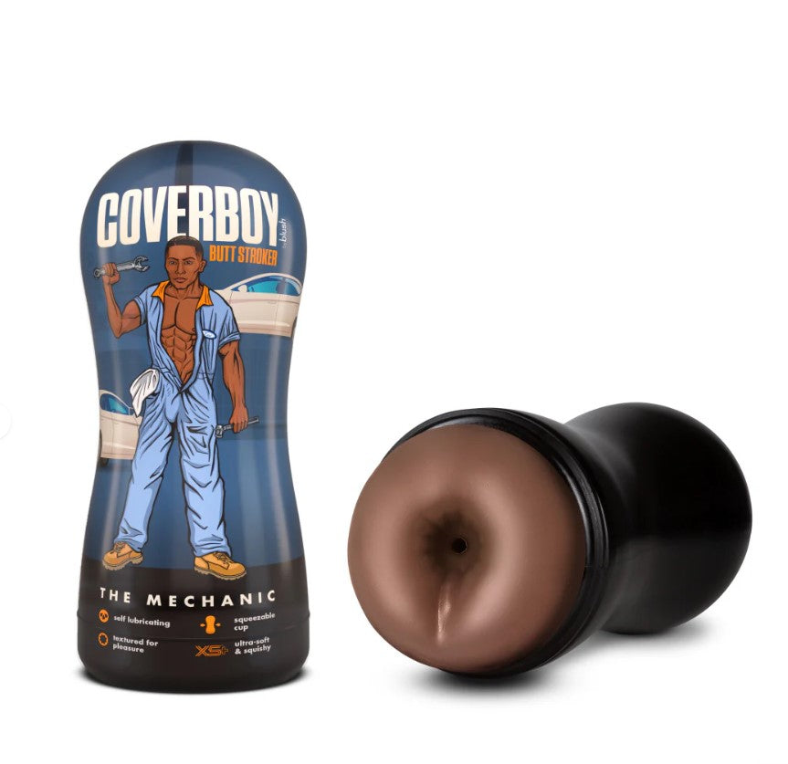 Coverboy The Mechanic Self Lubricating Anal Pocket Stroker Pleasures & Treasures Coverboy The Mechanic Self Lubricating Anal Pocket Stroker Pleasures & Treasures