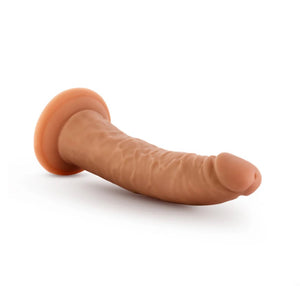 Dr. Skin Glide - 7.5 inch Self Lubricating Dildo (Mocha)