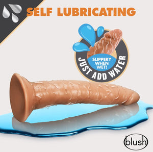 Dr. Skin Glide - 7.5 inch Self Lubricating Dildo (Mocha)