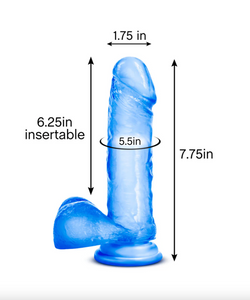 B Yours Sweet N' Hard 2 Dildo with Balls