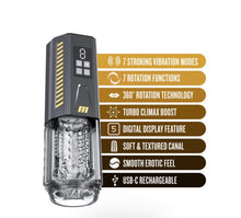 Load image into Gallery viewer, M For Men Spinmaster Pro Rechargeable Masturbator

