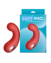 Load image into Gallery viewer, Luv Inc. Curved Vibrator - Red
