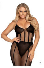 Load image into Gallery viewer, Flawless Bodysuit &amp; Skirt Set- O/S (Black)
