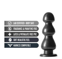 Load image into Gallery viewer, Jet Fierce Butt Plug - Carbon Metallic
