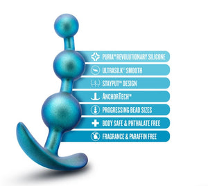 Anal Adventures Matrix Gamma Plug Silicone Anal Plug - Neptune