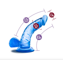 Load image into Gallery viewer, B Yours Sweet N&#39; Hard 8 Dildo with Balls
