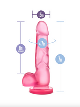Load image into Gallery viewer, B Yours Sweet N&#39; Hard 4 Dildo with Balls
