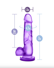 Load image into Gallery viewer, B Yours Sweet N&#39; Hard 4 Dildo with Balls
