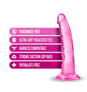 B Yours Plus Lust n' Thrust Realistic Dildo 7.5in