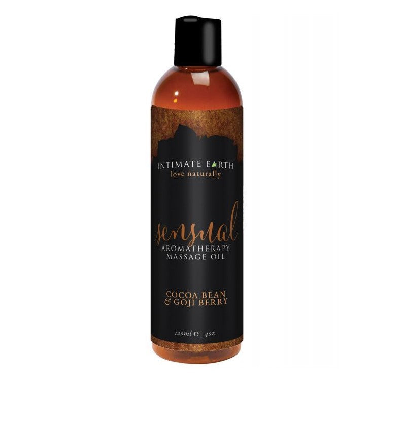 Intimate Earth Massage Oil - Sensual (Cocoa Bean & Gogi Berry)