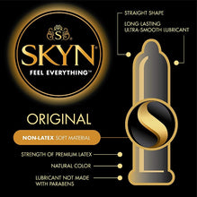 Load image into Gallery viewer, Lifestyles SKYN Original Condoms- 3 Pack
