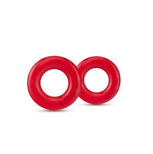 Load image into Gallery viewer, Stay Hard Donut Cock Rings -2 Pack (Red)
