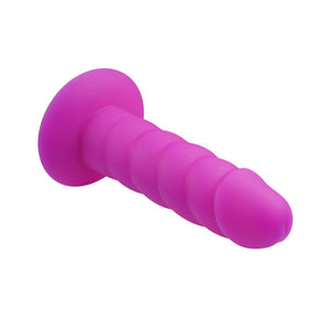 Suga' Daddy Silicone Dildo - 5.5 inch (Purple)