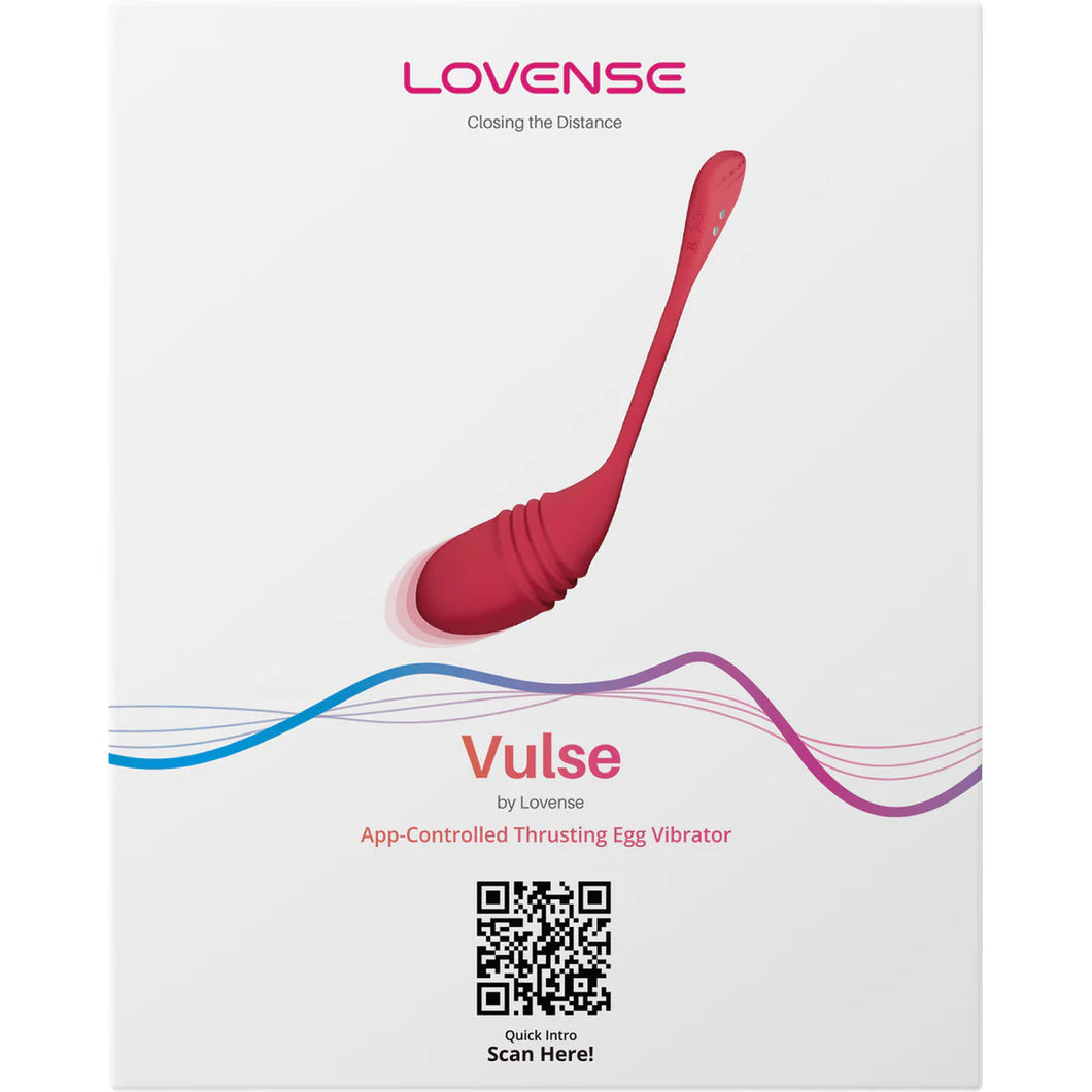 Lovense Vulse Thrusting Egg (Red)