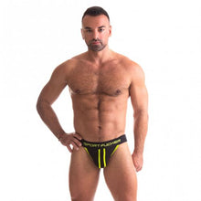 Load image into Gallery viewer, Sport Fucker Jersey Jock - Medium (Black/Black)
