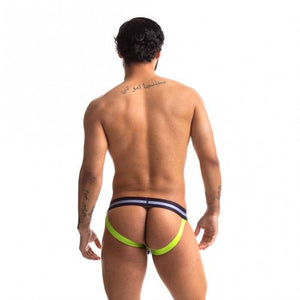 Sport Fucker Jersey Jock - XX-Large (Black/Green)