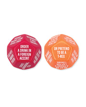 Load image into Gallery viewer, Wood Rocket Girls Night Out Do or Dare Dice Game - Red

