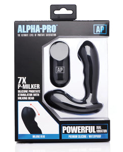 Alpha-Pro 7X P-Milker Prostate Stimulator (Black)