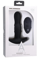 Load image into Gallery viewer, A-Play Expander Rechargeable Silicone Anal Plug with Remote Control - Black
