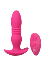 Load image into Gallery viewer, A-Play Rise Silicone Rechargeable Anal Plug with Remote Control - Pink
