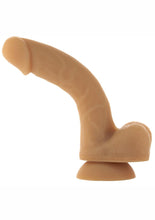 Load image into Gallery viewer, Addiction Andrew Silicone Bendable Dong - Caramel - 8in
