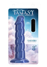 Load image into Gallery viewer, Addiction Fantasy Unicorn Silicone Dildo - Blue - 8in
