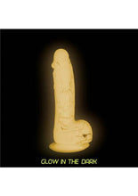 Load image into Gallery viewer, Addiction Toy Collection Brandon Silicone Glow In The Dark Dildo with Balls
