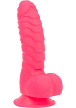 Load image into Gallery viewer, Addiction Toy Collection Tom Silicone Dildo with Balls - Pink - 7in
