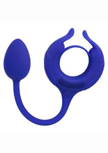 Load image into Gallery viewer, Admiral Plug and Play Weighted Silicone Cock Ring - Blue
