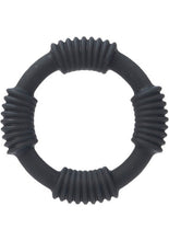 Load image into Gallery viewer, Adonis Silicone Cock Ring Hercules - Black
