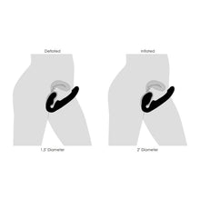 Load image into Gallery viewer, Strap U Ergo-Fit Twist Silicone Inflatable Rechargeable Strapless Strap-On
