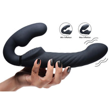 Load image into Gallery viewer, Strap U Ergo-Fit Twist Silicone Inflatable Rechargeable Strapless Strap-On
