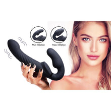 Load image into Gallery viewer, Strap U Ergo-Fit Twist Silicone Inflatable Rechargeable Strapless Strap-On
