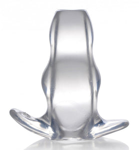 Clear View Hollow Anal Plug - Medium (Clear)