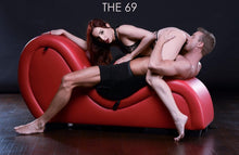 Load image into Gallery viewer, Sex Chaise Lounge with Love Pillows - Red
