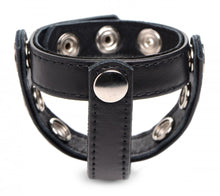 Load image into Gallery viewer, Cock Gear Leather Snap-On Harness
