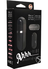Load image into Gallery viewer, Ahhh Vibrating Bullet Of Love with Remote Control - Black
